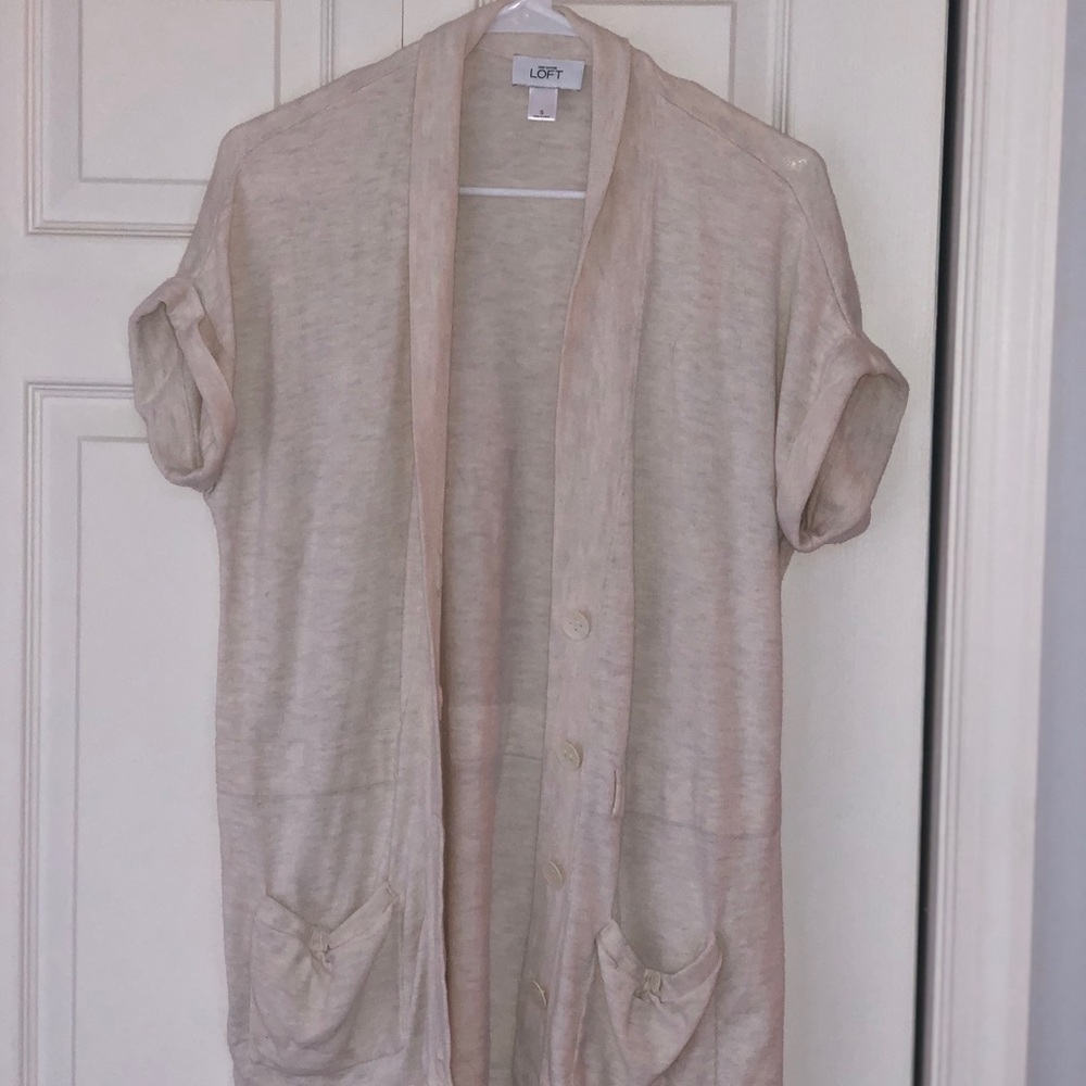 Ann Taylor Loft Cute Short Sleeve Sweater!
